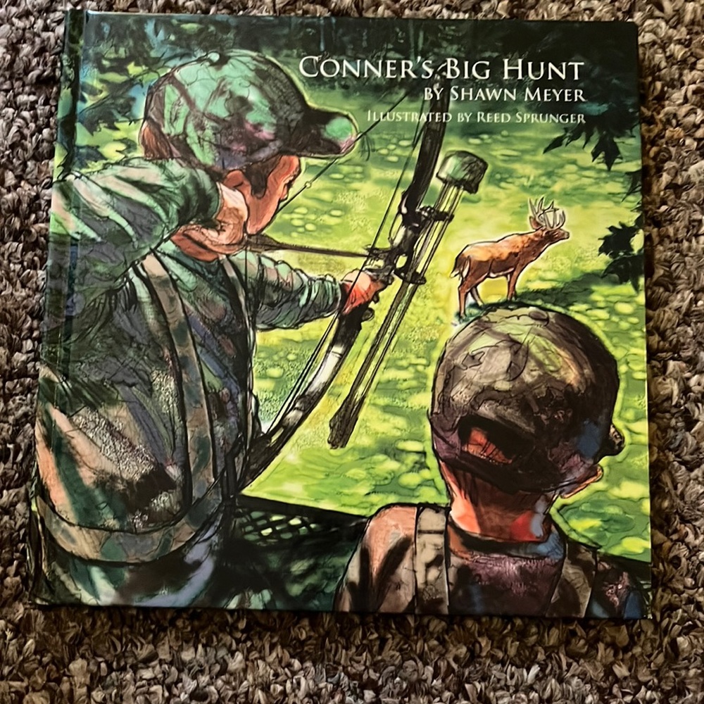 Conner’s big hunt book!